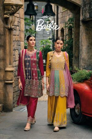 EBA LIFESTYLE BARBIE 1608 TO 1609 READYMADE SUITS COLLECTION
