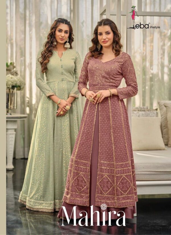 EBA LIFESTYLE MAHIRA 1449 TO 1451 HEAVY GOWN AT BEST PRICE