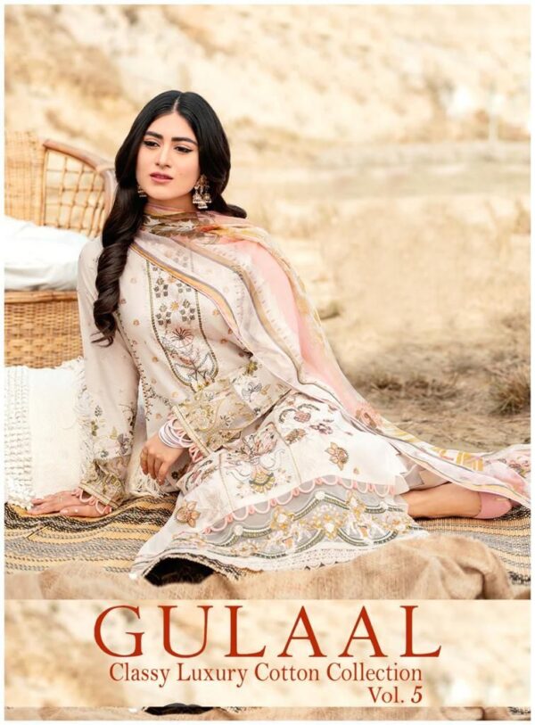 GULAAL CLASSY LUXURY COTTON COLLECTION VOL 5 KARACHI SUITS ONLINE