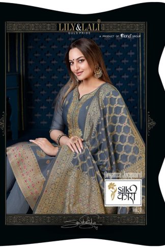 LILY & LALI SILK KARI VOL 3 READYMADE SUITS AT BEST PRICE