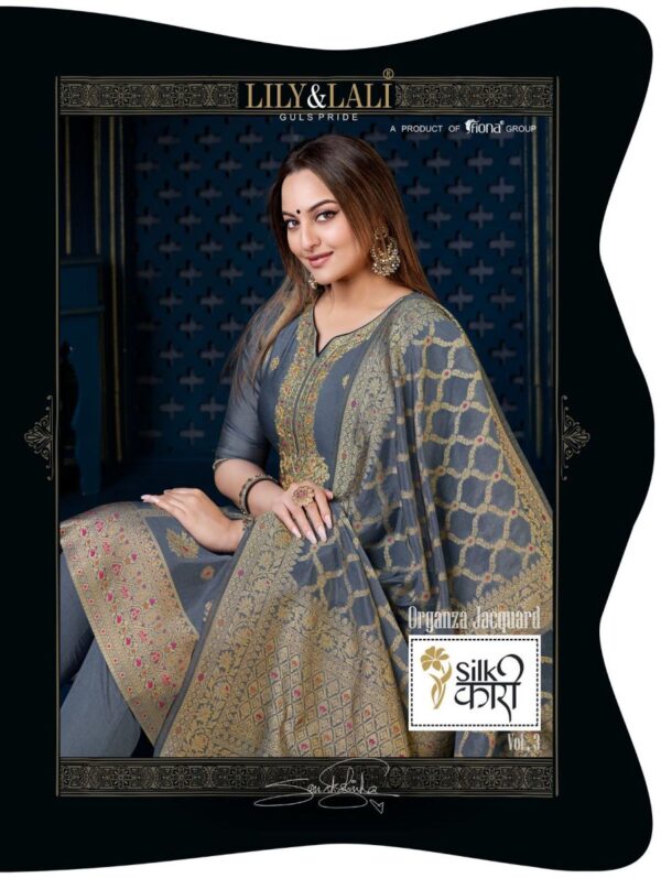 LILY & LALI SILK KARI VOL 3 READYMADE SUITS AT BEST PRICE