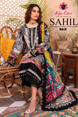 NAFISA COTTON SAHIL VOL 11 KARACHI SUITS WHOLESALER