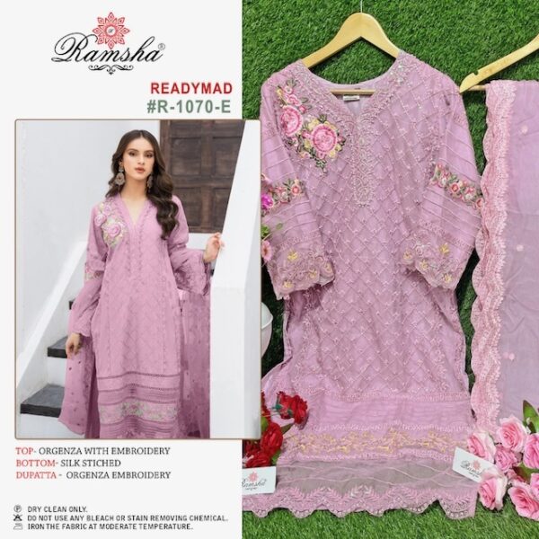 RAMSHA PRESENT R 1070 PAKISTANI READYMADE KURTIS