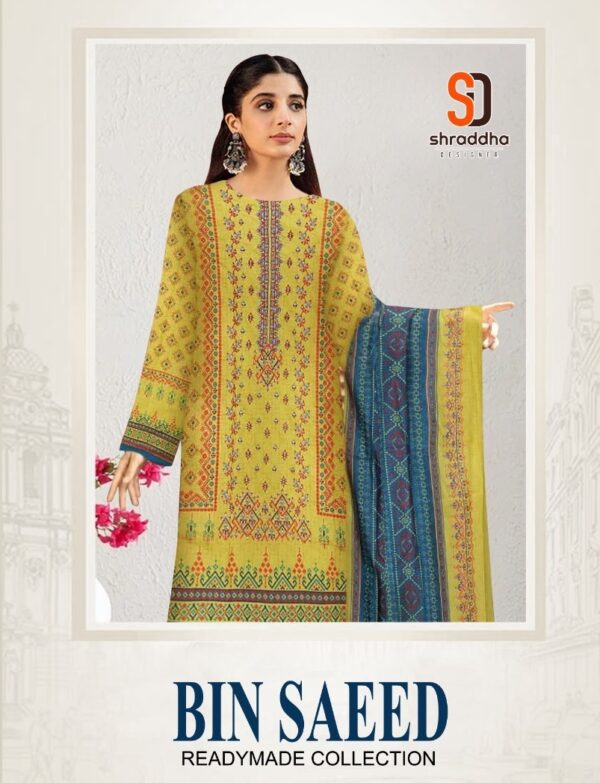 SHRADDHA DESIGNER BIN SAEED READYMADE SUITS WHOLESALER