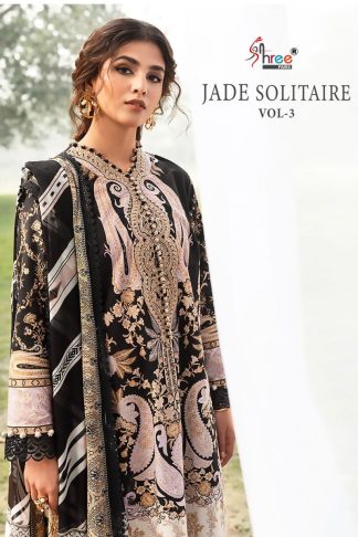SHREE FABS JADE SOLITAIRE VOL 3 3181 TO 3186 PAKISTANI SUITS CATALOGUE