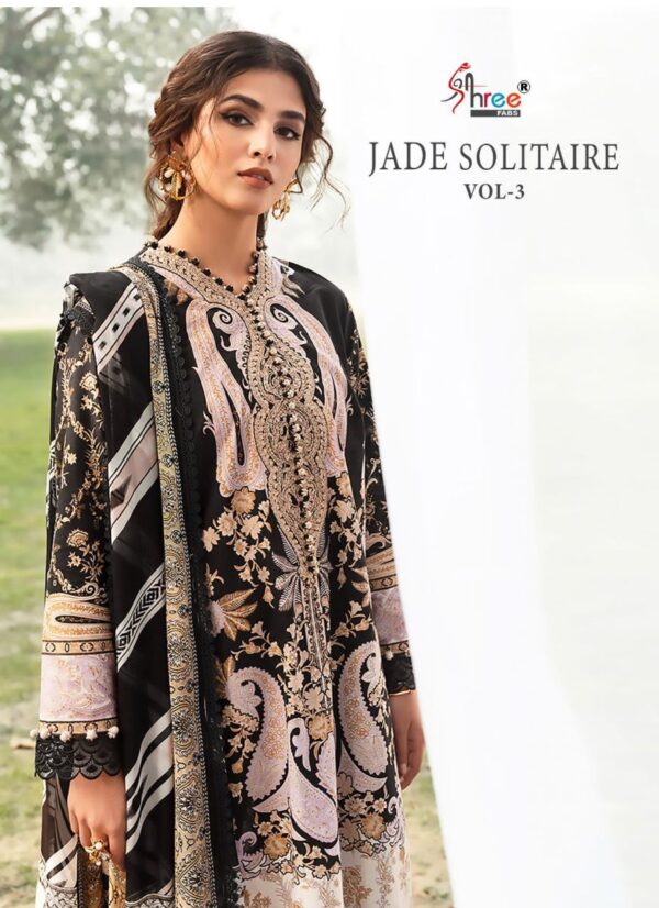 SHREE FABS JADE SOLITAIRE VOL 3 3181 TO 3186 PAKISTANI SUITS CATALOGUE