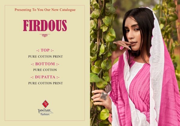TANISHK FASHION FIRDOUS VOL 2 PAKISTANI SUITS WHOLESALER - Image 8