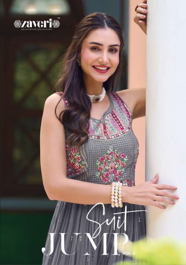 ZAVERI JUMP SUIT VOL 4 1101 TO 1104 LATEST COLLECTION