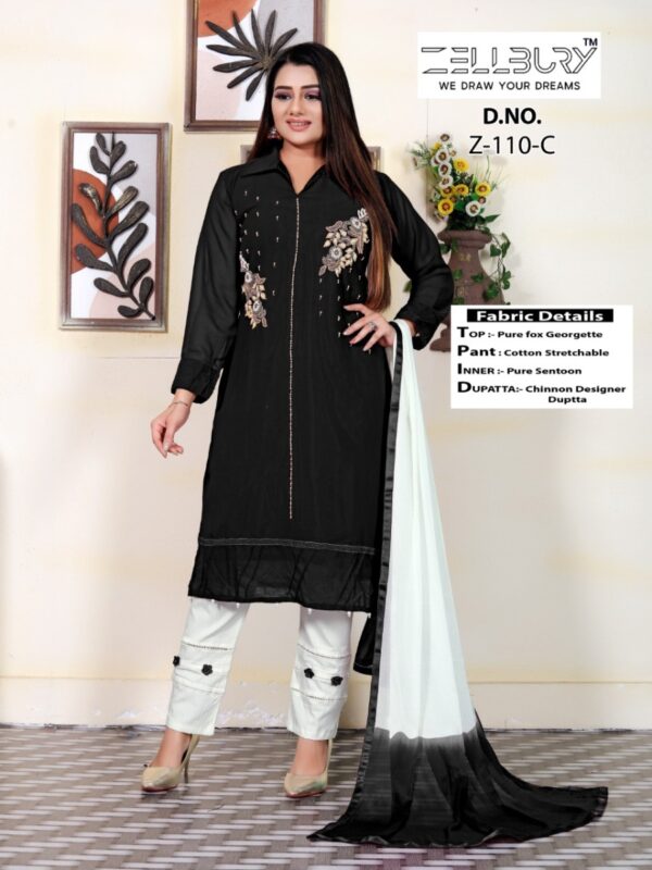 ZELLBURY Z 110 PAKISTANI KURTIS