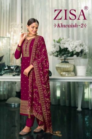 ZISA KHWAISH VOL 2 HEAVY SALWAR KAMEEZ WHOLEASLER