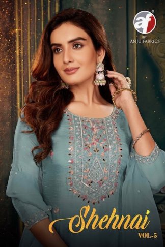ANJU FABRICS SHEHNAI VOL 5 SALWAR KAMEEZ WHOLESALER