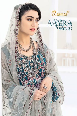 COSMOS AAYRA VOL 27 2701 TO 2706 PAKISTANI SUITS WHOLESALER IN SURAT