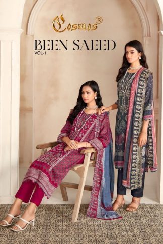 COSMOS BEEN SAEED VOL 1 101 TO 110 PAKISTANI SUITS SUPPLIER IN INDIA