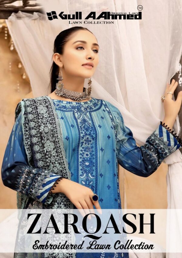 GULL AAHMED ZARQASH KARACHI SUITS AT WHOLESALE PRICE