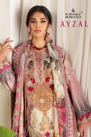 KROSS AYZAL 1001 TO 1004 PAKISTANI SALWAR KAMEEZ WHOLESALER