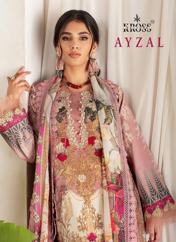 KROSS AYZAL 1001 TO 1004 PAKISTANI SALWAR KAMEEZ WHOLESALER