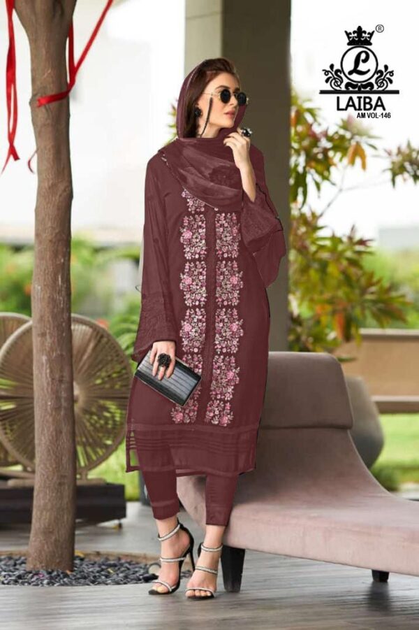 LAIBA AM VOL 146 DESIGNER PAKISTANI KURTIS WHOLESALER