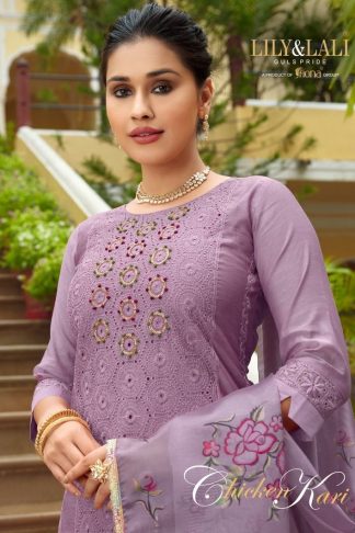 LILY & LALI CHIKENKARI SALWAR KAMEEZ WHOLESALER INDIA