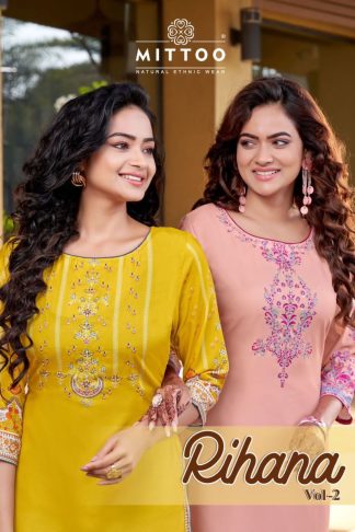 MITTOO RIHANA VOL 2 KURTIS MANUFACTURER IN SURAT