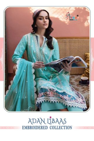 SHREE FABS ADAN LIBAAS EMBROIDERED COLLECTION PAKISTANI SUITS