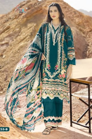 SHREE FABS ELAF PREMIUM LAWN COLLECTION 3253 PAKISTANI SUITS CATALOGUE