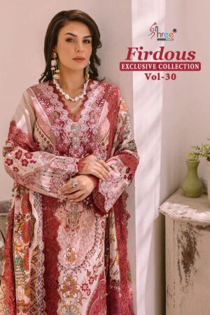 SHREE FABS FIRDOUS EXCLUSIVE COLLECTION VOL 30 PAKISTANI SUITS