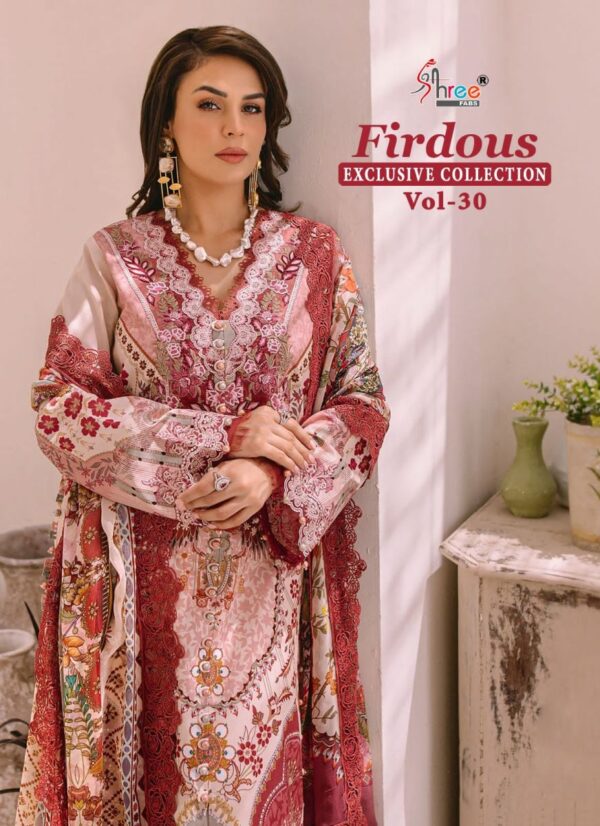 SHREE FABS FIRDOUS EXCLUSIVE COLLECTION VOL 30 PAKISTANI SUITS