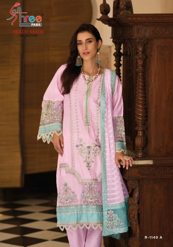 SHREE FABS R 1140 READYMADE PAKISTANI SUITS WHOLESALER