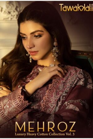 TAWAKKAL FAB MEHROZ VOL 3 KARACHI SUITS WHOLESALER