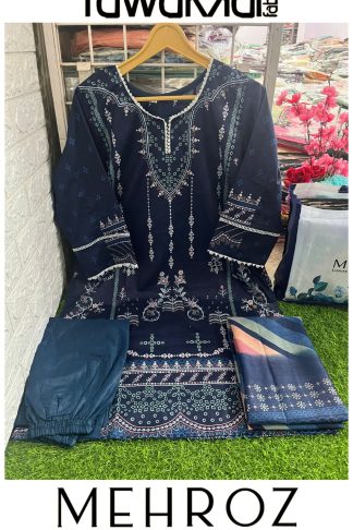 TAWAKKAL MEHROZ COTTON COLLECTION VOL 3 READYMADE SUITS UNDER 499