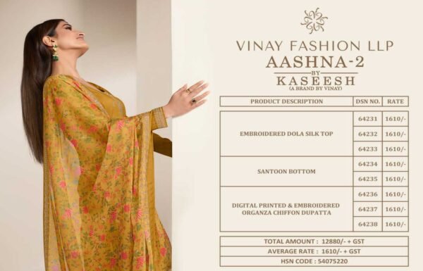 VINAY FASHION AASHNA VOL 2 SALWAR KAMEEZ BEST PRICE - Image 11