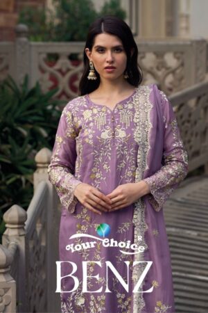 YOUR CHOICE BENZ 1001 TO 1004 PAKISTANI SUITS WHOLESALER