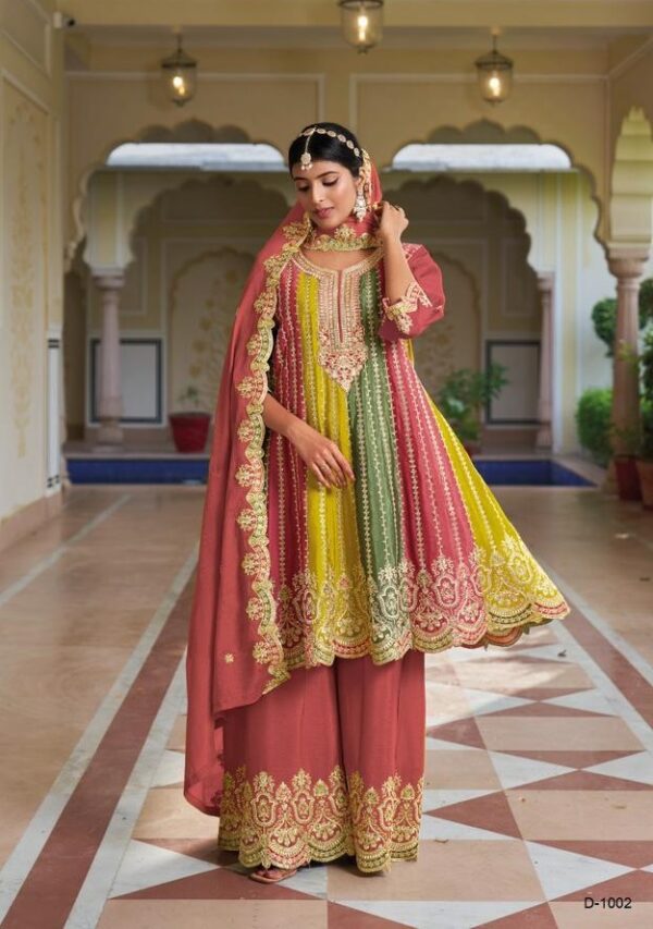 YOUR CHOICE ORRA 1001 TO 1003 SHARARA SUITS WHOLESALER