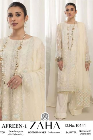 ZAHA AFREEN VOL 1 10140 TO 10142 PAKISTANI SUITS ONLINE SHOPPING