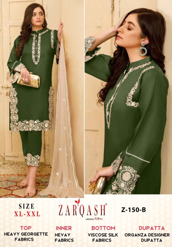 ZARQASH Z 150 PAKISTANI KURTIS ONLINE SHOPPING