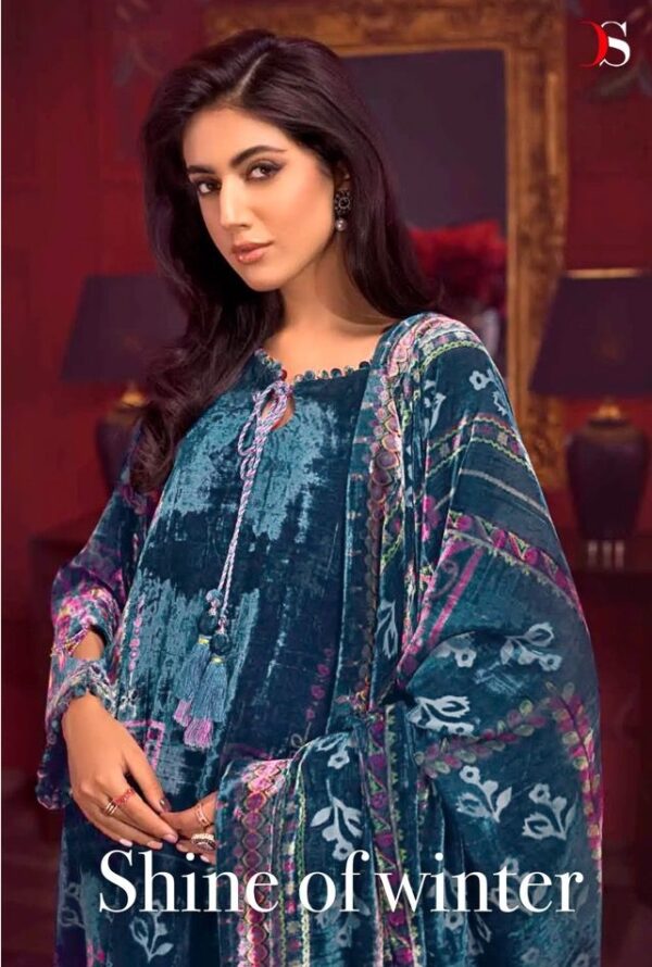 DEEPSY VELVET SHINE OF WINTER PAKISTANI SUITS WITH PRICE