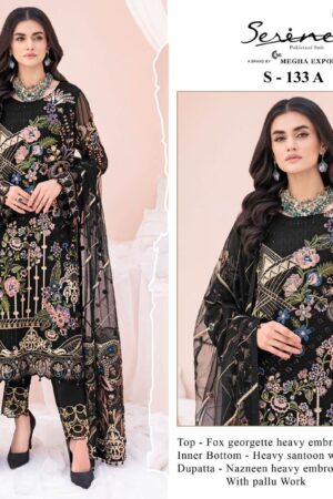 SERINE 133 SERIES PAKISTANI LAWN COTTON SUITS WHOLESALE