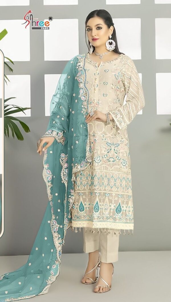 SHREE FABS 833 SERIES EMBROIDERY PAKISTANI SUITS CATALOGUE IN SURAT