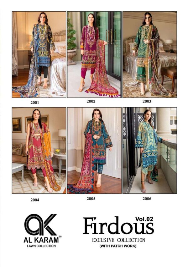 AL KARAM FIRDOUS EXCLUSIVE COLLECTION VOL 02 PAKISTANI SUITS ONLINE