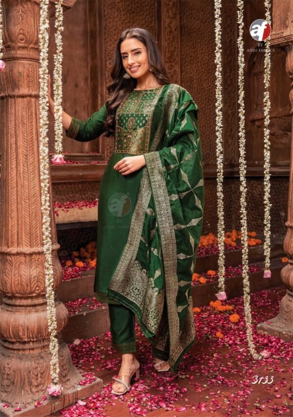 ANJU FABRICS PAKLI VOL 3 SUITS LATEST COLLECTION - Image 5