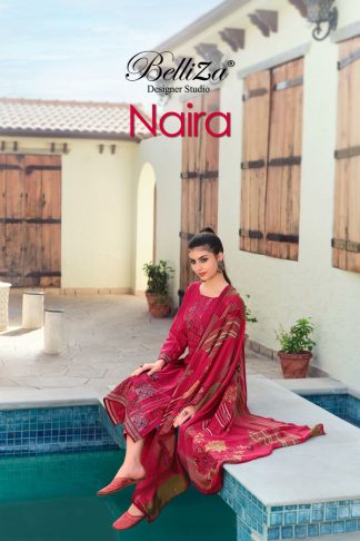 BELLIZA NAIRA 792 EMBROIDERY SUITS NEW CATALOGUE