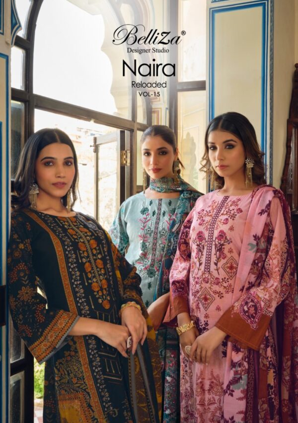 BELLIZA NAIRA VOL 15 PAKISTANI SUITS ONLINE SHOPPING