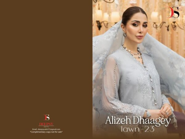 DEEPSY 3351 TO 3357 ALIZEH DHAAGEY LAWN 23 WHOLESALE PAKISTANI SUITS