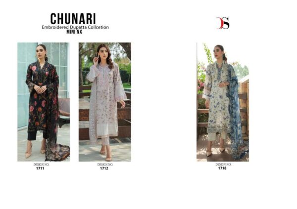 DEEPSY CHUNARI PASMINA EMBROIDERED DUPATTA COLLECTION SUITS