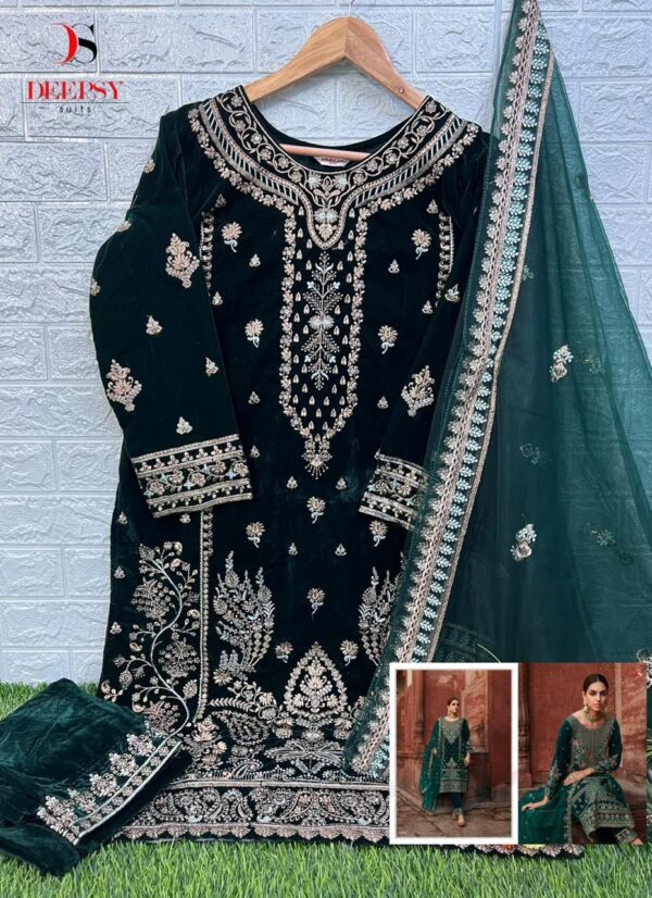 DEEPSY TAHJIB 13001 TO 13006 PAKISTANI VELVET COLLECTION FOR WINTER