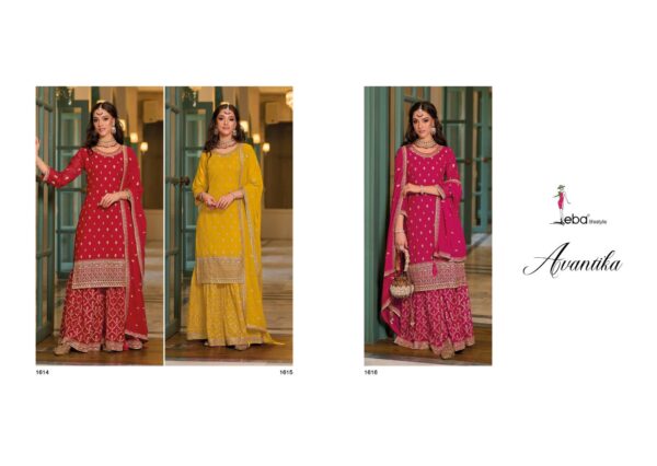 EBA LIFESTYLE 1614 TO 1616 AVANTIKA READYMADE PLAZO FOR WOMEN