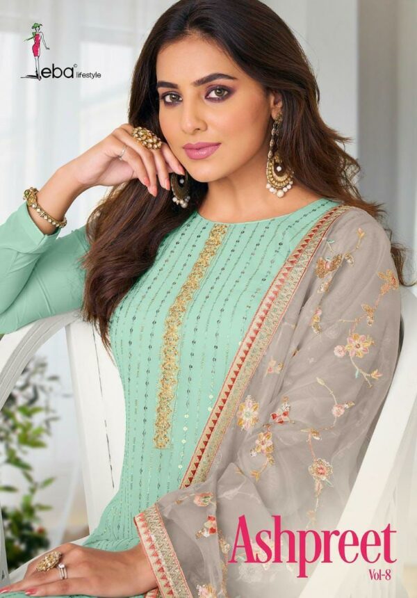 EBA LIFESTYLE ASHPREET VOL 8 1515 TO 1518 SALWAR KAMEEZ WHOLESALER