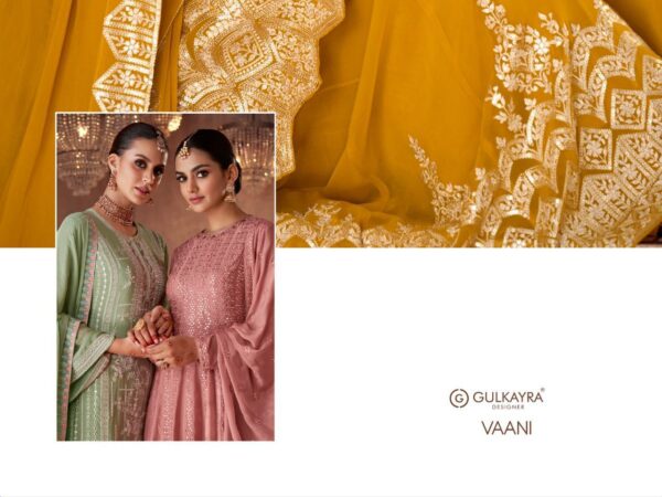 GULKAYRA DESIGNER 7195 TO 7198 VAANI LATEST PLAZZO SUITS ONLINE