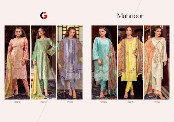 GULL JEE MAHNOOR VELVET COLLECTION WHOLESALE OF PAKISTANI SUITS