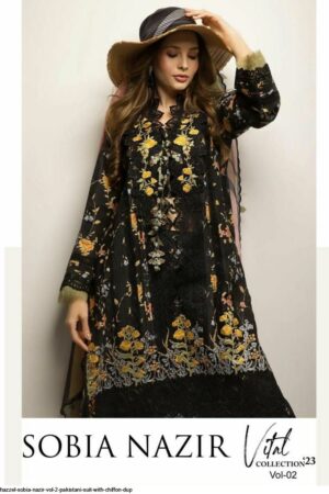HAZZEL SOBIA NAZIR VOL 2 EMBROIDERY PAKISTANI SUITS ONLINE